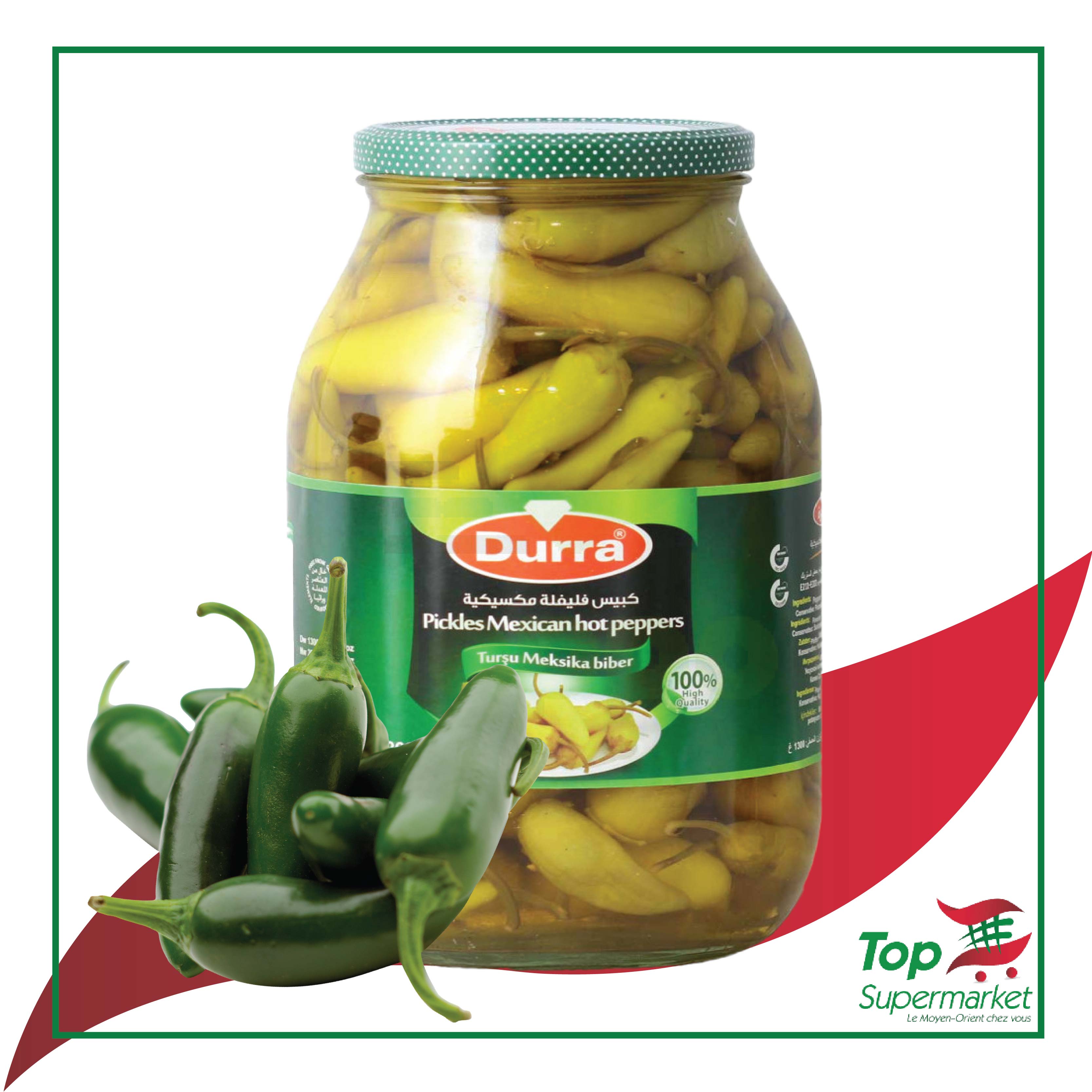 Durra piments marinés 3KG